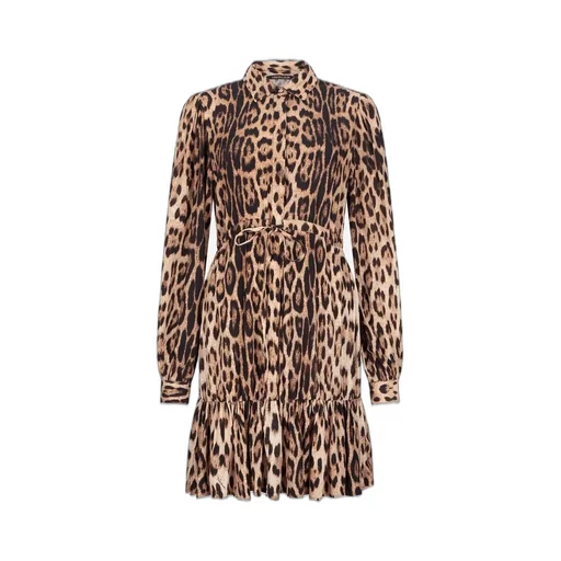 Roberto Cavalli Tiered Chemisier Dress