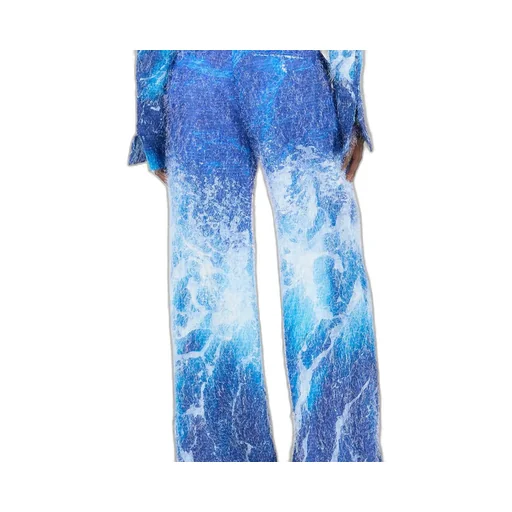 Roberto Cavalli Stretto Di Messina Print Pants