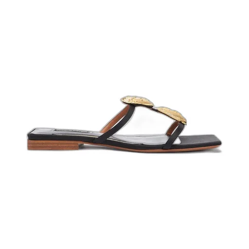 Roberto Cavalli Shell-Embellished Sandals