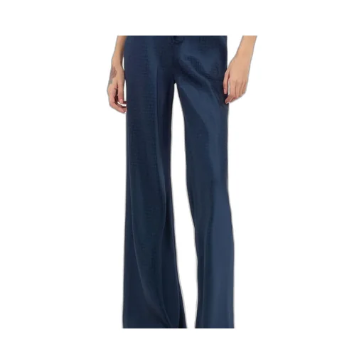Roberto Cavalli Snake-Effect Silk Pants