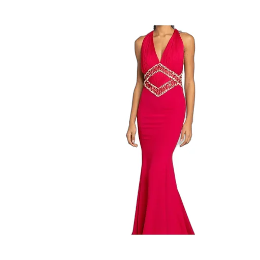 Roberto Cavalli Bead Embellished Maxi Dress