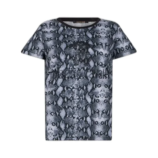 Roberto Cavalli Snake Print T-Shirt