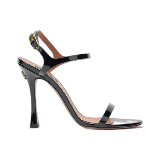 Roberto Cavalli Rc Monogram Stiletto Sandals