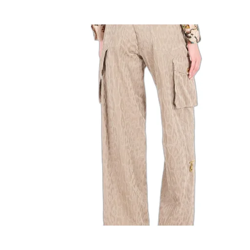 Roberto Cavalli Jaguar Pattern Cargo Pants