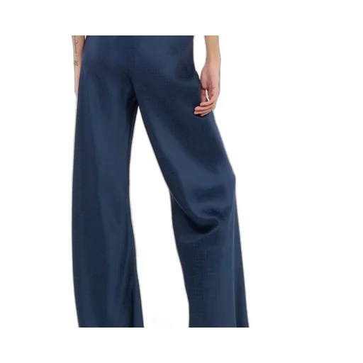 Roberto Cavalli Snake-Effect Silk Pants