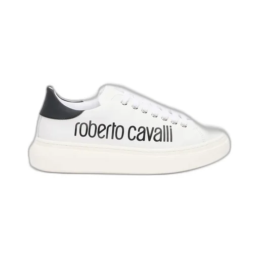 Roberto Cavalli Logo Print Low-Top Sneakers