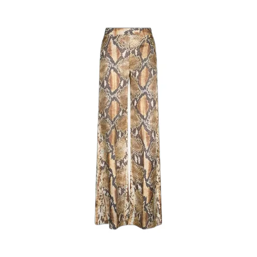 Roberto Cavalli Wide-Leg High-Waist Pants