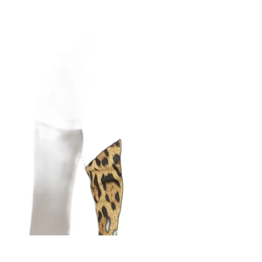 Roberto Cavalli Leopard Panel Midi Dress