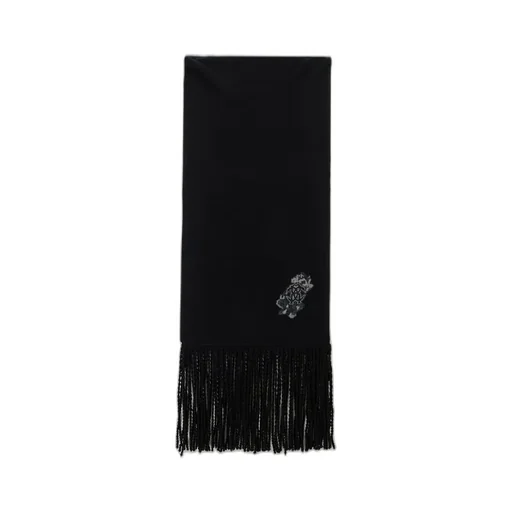 Roberto Cavalli Monogram Fringed Scarf