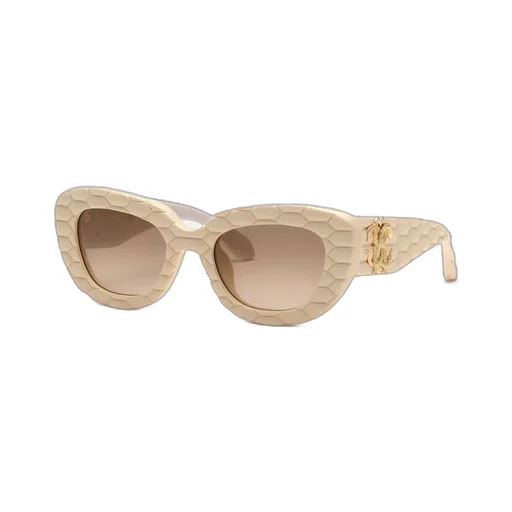 Roberto Cavalli Quilted Snake Cat Eye Sunglasses