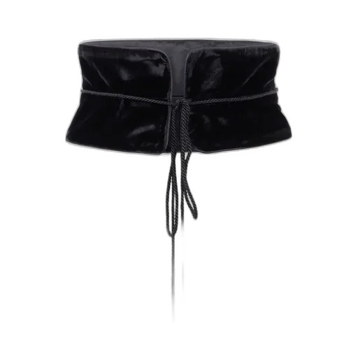 Roberto Cavalli Velvet Corset Belt
