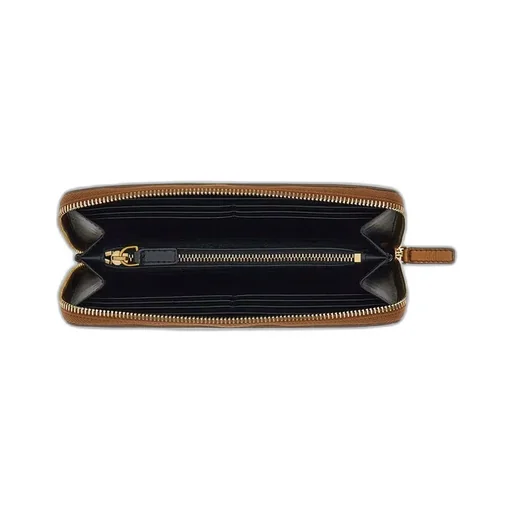 Roberto Cavalli Mirror Snake Zip-Around Wallet