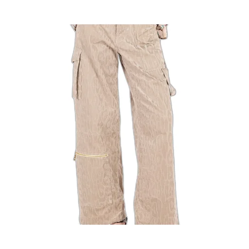 Roberto Cavalli Jaguar Pattern Cargo Pants