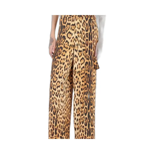 Roberto Cavalli Jaguar Print Cargo Pants