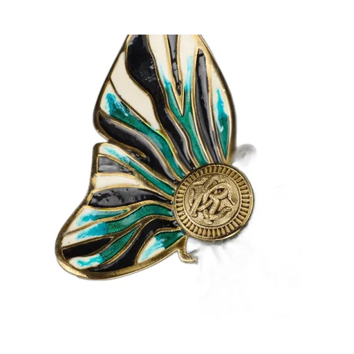 Roberto Cavalli Ray Of Sea Butterfly Hair Clip