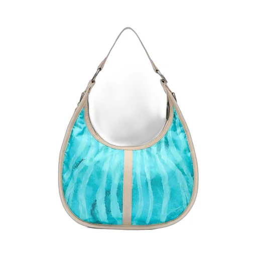 Roberto Cavalli Printed Hobo Shoulder Bag