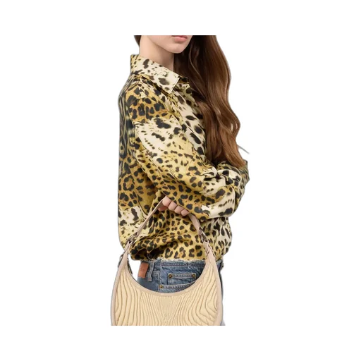 Roberto Cavalli Matelassé Hobo Shoulder Bag