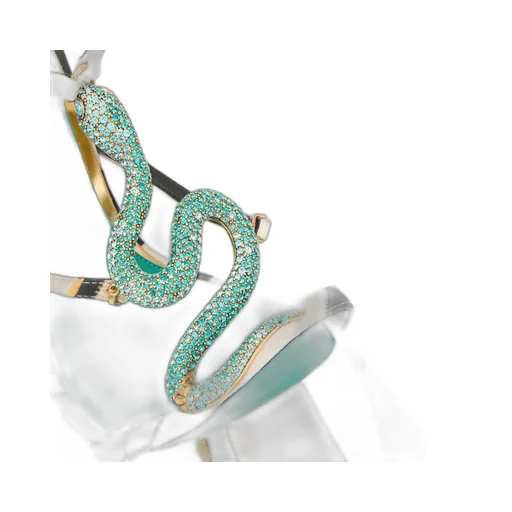 Roberto Cavalli Ray Of Sea T-Bar Sandals