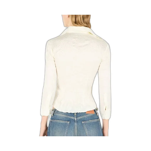 Roberto Cavalli Crinkled Silk Shirt