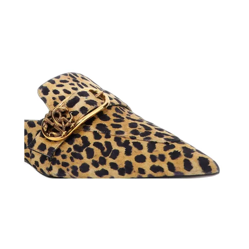 Roberto Cavalli Mirror Snake Flat Shoes