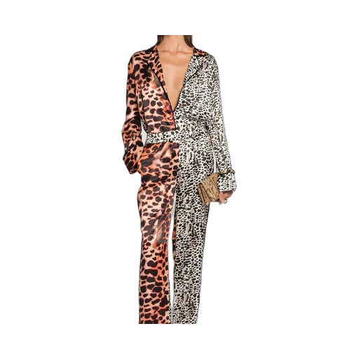 Roberto Cavalli Murena Printed V-Neck Jacket