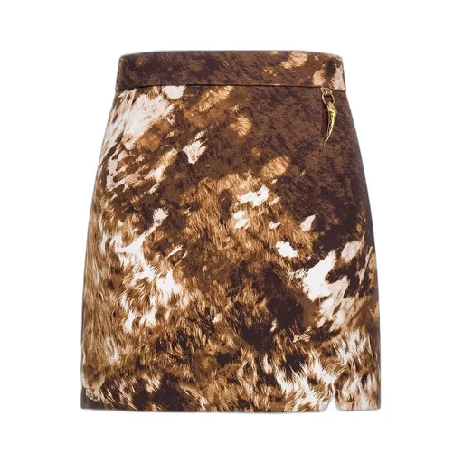 Roberto Cavalli Appaloosa Print Mini Skirt
