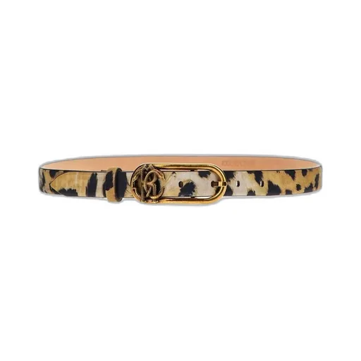 Roberto Cavalli Jaguar Print Monogram Belt