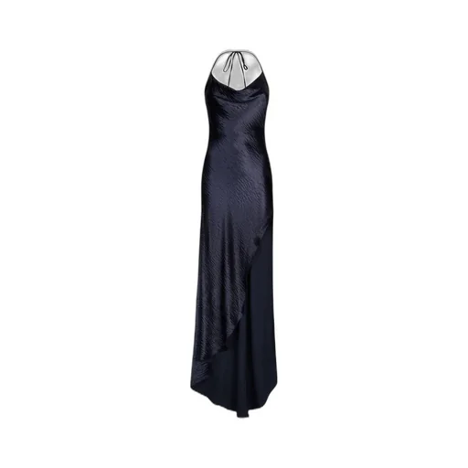Roberto Cavalli Cowl Neck Long Dress