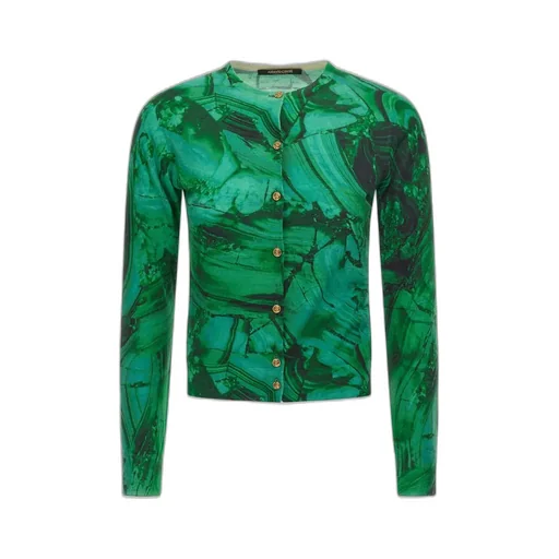 Roberto Cavalli Malachite Printed Cardigan