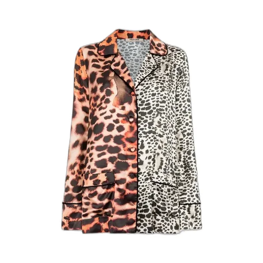 Roberto Cavalli Murena Printed V-Neck Jacket