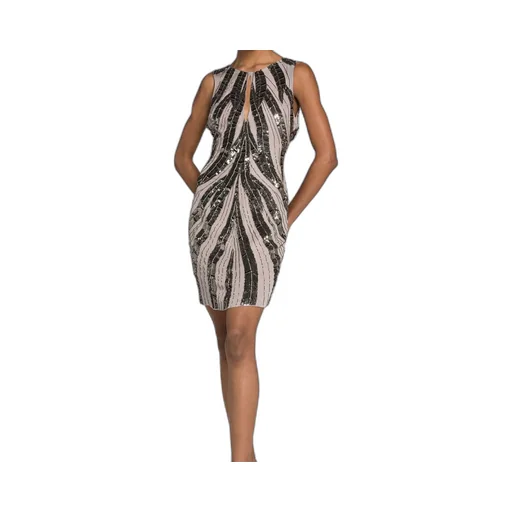 Roberto Cavalli Sequin-Embellished Satin Dress