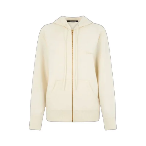 Roberto Cavalli Knitted Zip-Up Sweatshirt