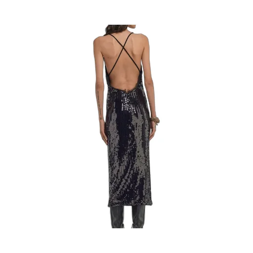 Roberto Cavalli Sequined Midi Dress