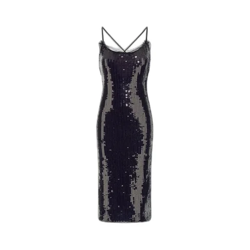 Roberto Cavalli Sequined Midi Dress