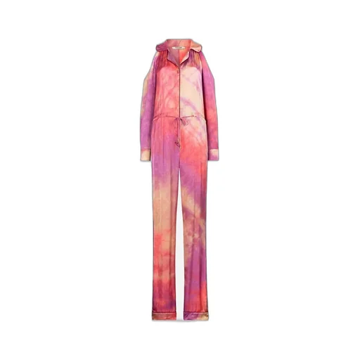 Roberto Cavalli Tie-Dye Drawstring Jumpsuit