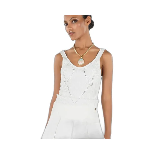 Roberto Cavalli Ribbed Knit Top