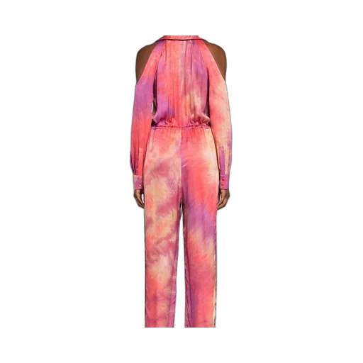 Roberto Cavalli Tie-Dye Drawstring Jumpsuit