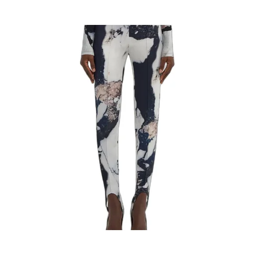 Roberto Cavalli Marble Print Pants