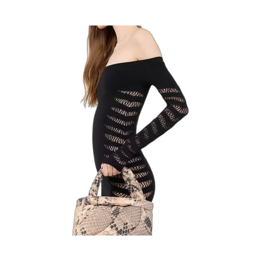 Roberto Cavalli Quilted Animalier Crossbody Bag