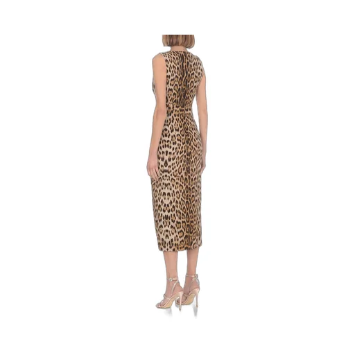 Roberto Cavalli Jaguar-Printed Dress