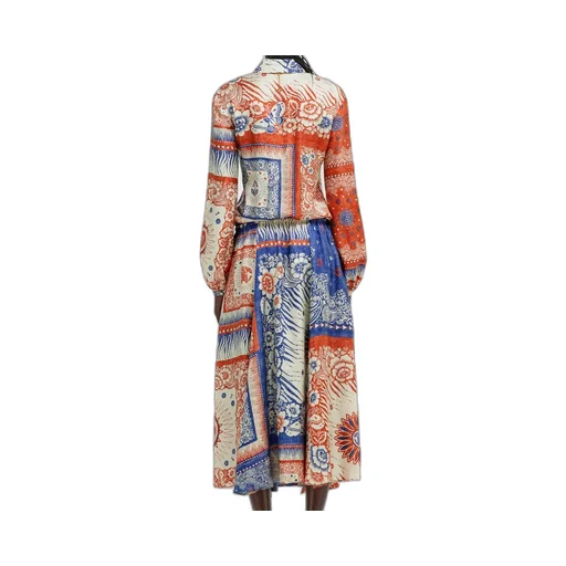 Roberto Cavalli Bandana Printed Maxi Dress