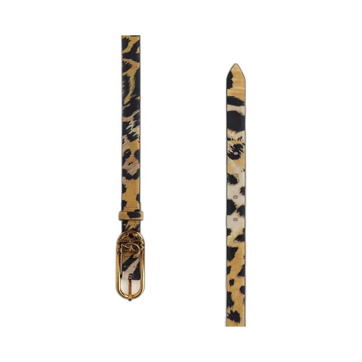 Roberto Cavalli Jaguar Print Monogram Belt