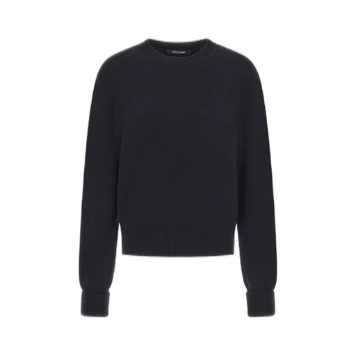 Roberto Cavalli Cropped Knitted Sweater