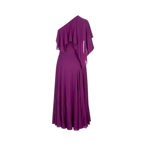 Roberto Cavalli Draped One-Shoulder Dress