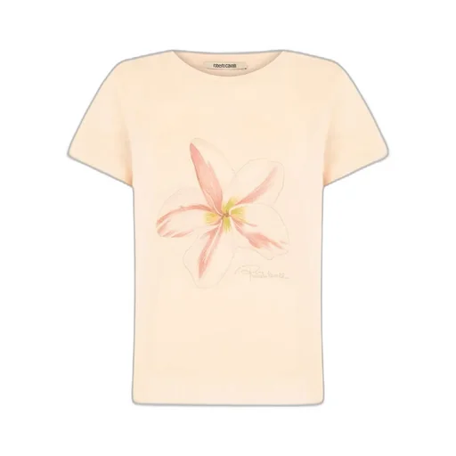 Roberto Cavalli Flower Print T-Shirt