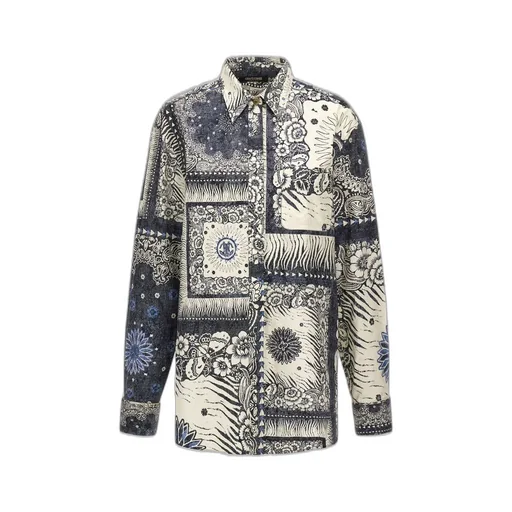 Roberto Cavalli Bandana Printed Dress Shirt