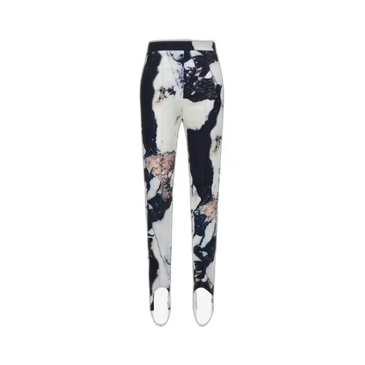 Roberto Cavalli Marble Print Pants