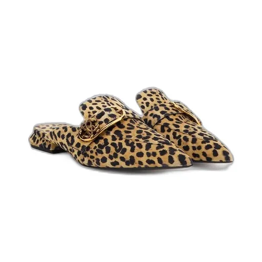 Roberto Cavalli Mirror Snake Flat Shoes