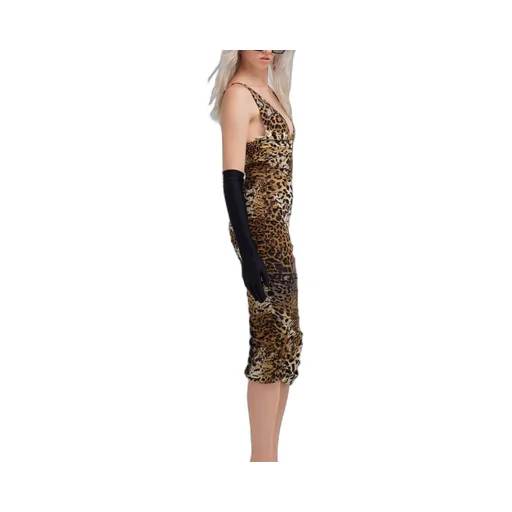 Roberto Cavalli Jaguar Skin Print Dress
