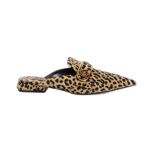 Roberto Cavalli Mirror Snake Flat Shoes